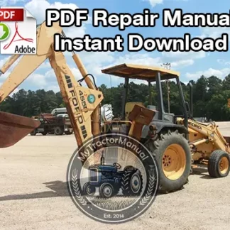 Ford 455D 555D 575D 655D 675D repair manual PDF
