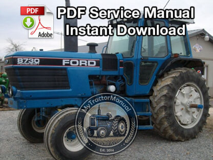 Ford TW5, TW15, TW25, TW35, 8530, 8630, 8730, 8830 Tractor Service Manual