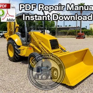 New Holland 555E, 575E, 655E, 675E Backhoe Repair Manual