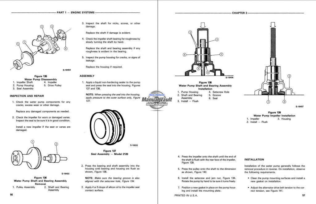 Ford New Holland 1920, 2120 Tractor Repair Manual