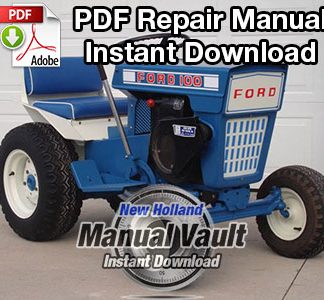 Ford 80, 100, 120, 140 Lawn/Garden Tractor