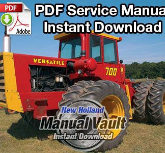 1972-1975 Ford Versatile 700, 900 4WD Tractor