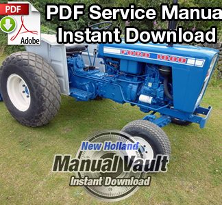 Ford 1000, 1600 Tractor Service Manual