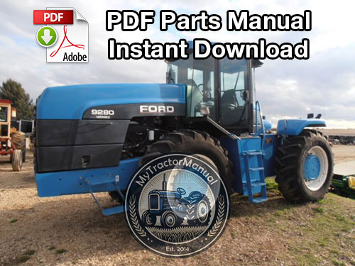Ford Versatile 9280, 9480, 9680, 9880 Parts Catalog