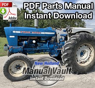 1965-1974 Ford 2000, 3000, 4000, 5000, 7000 Tractor Parts Manual
