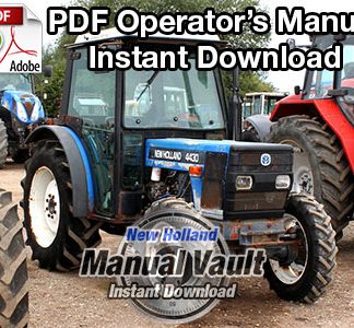 New Holland 3830, 4030, 4230, 4430 Tractor Operator's Manual