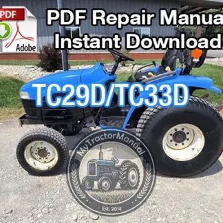 New Holland TC29D, TC33D Repair Manual