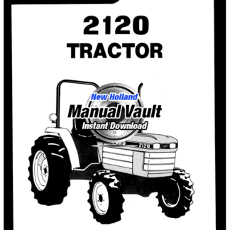 Ford 2120 Tractor Operator's Manual PDF (Serial # Prior to UV32236)