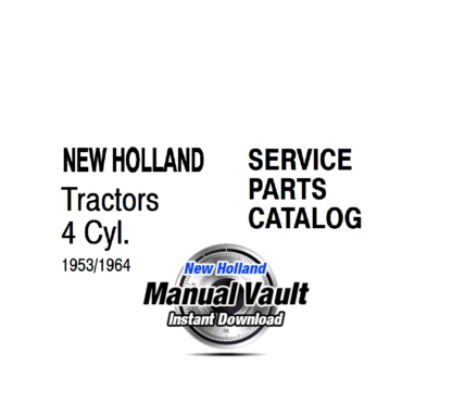 1953-1964 Ford 541 600 601 740 741 800 801 900 901 1801 2000 4000 Tractor Parts Manual
